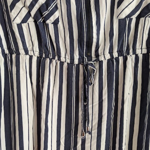 Torrid Blue and White Striped Dress Size 4/4X - Picture 8 of 11